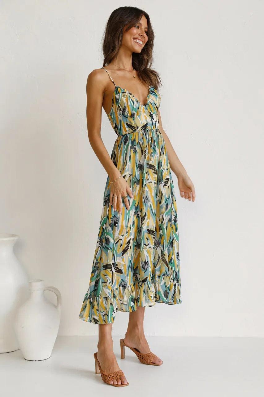 BIRKHILD IN MULTICOLOR SUMMER DRESS