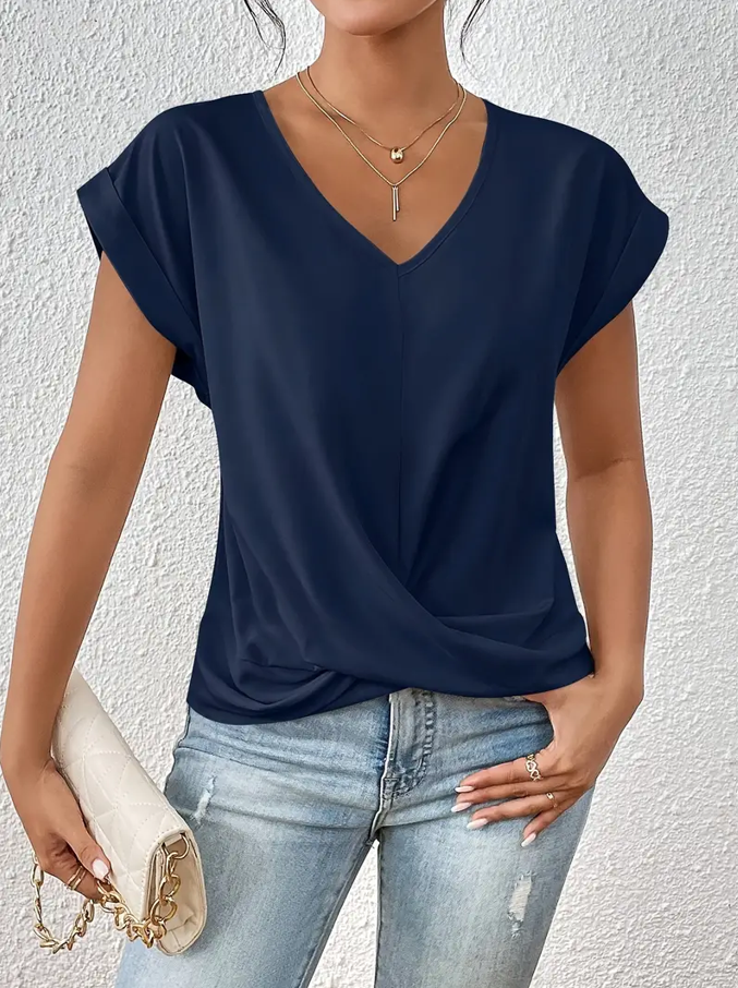 Linnea | Elegant V-Neck Top