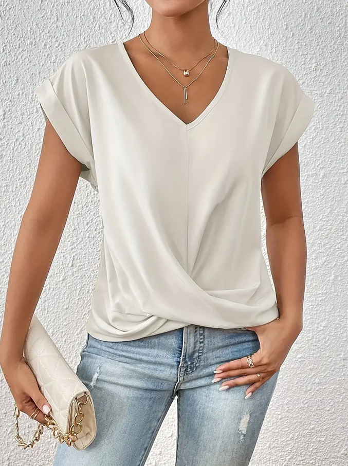 Linnea | Elegant V-Neck Top