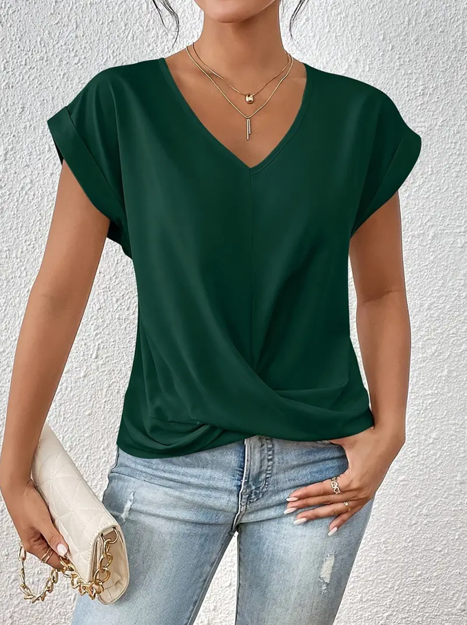 Linnea | Elegant V-Neck Top