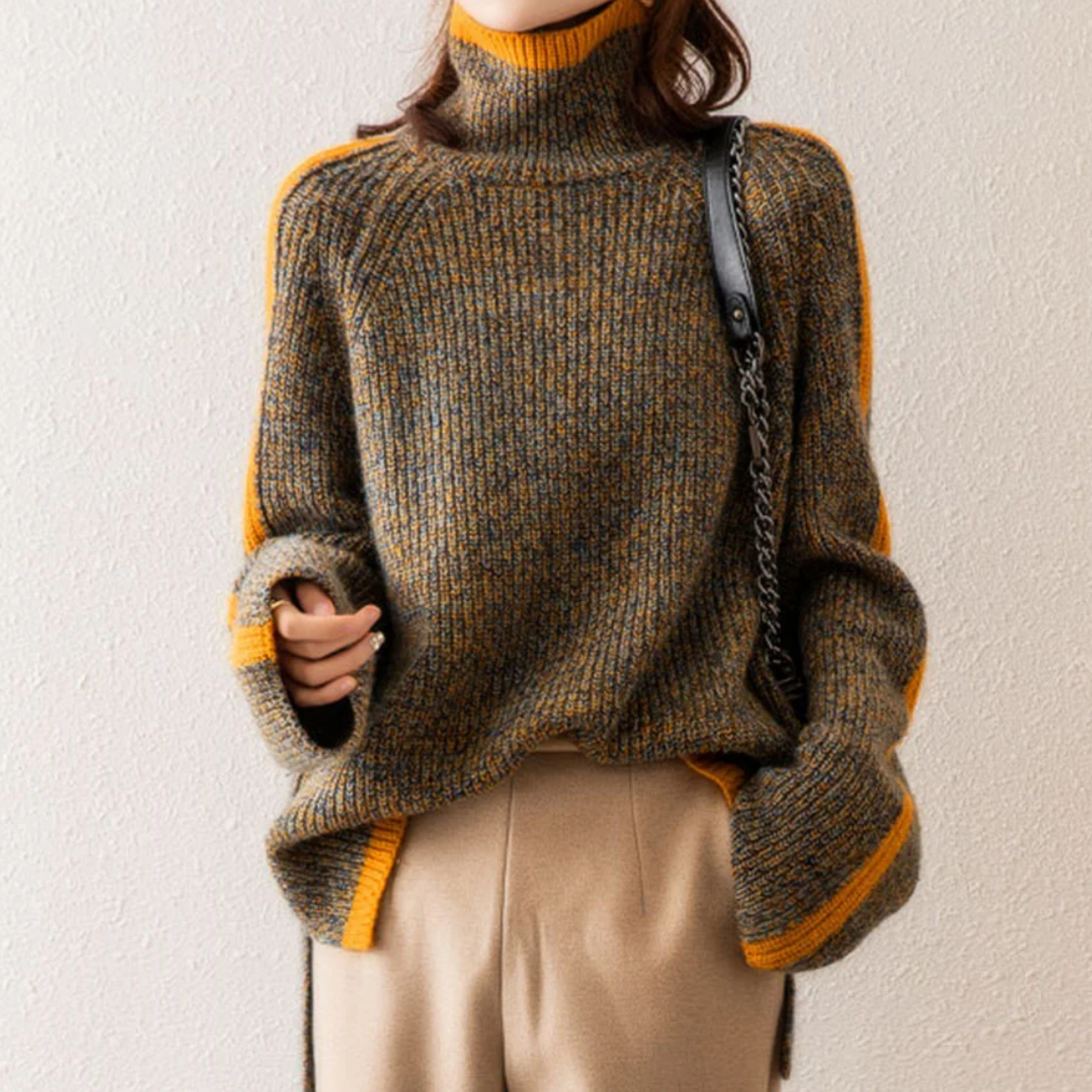 Zoe | Knit Turtleneck Sweater