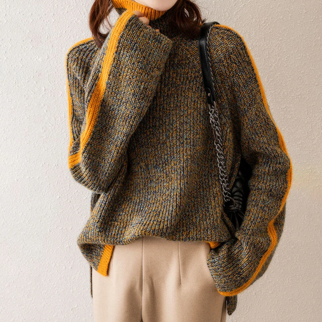Zoe | Knit Turtleneck Sweater