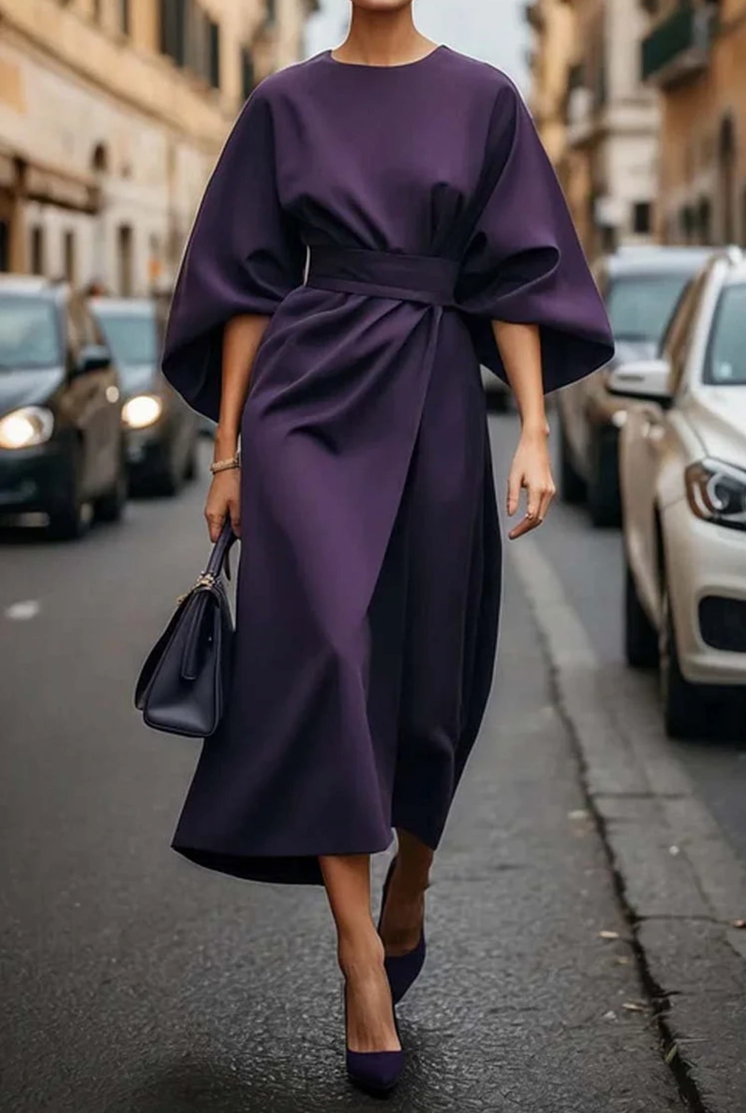 Keira - Dress with Wide Sleeves