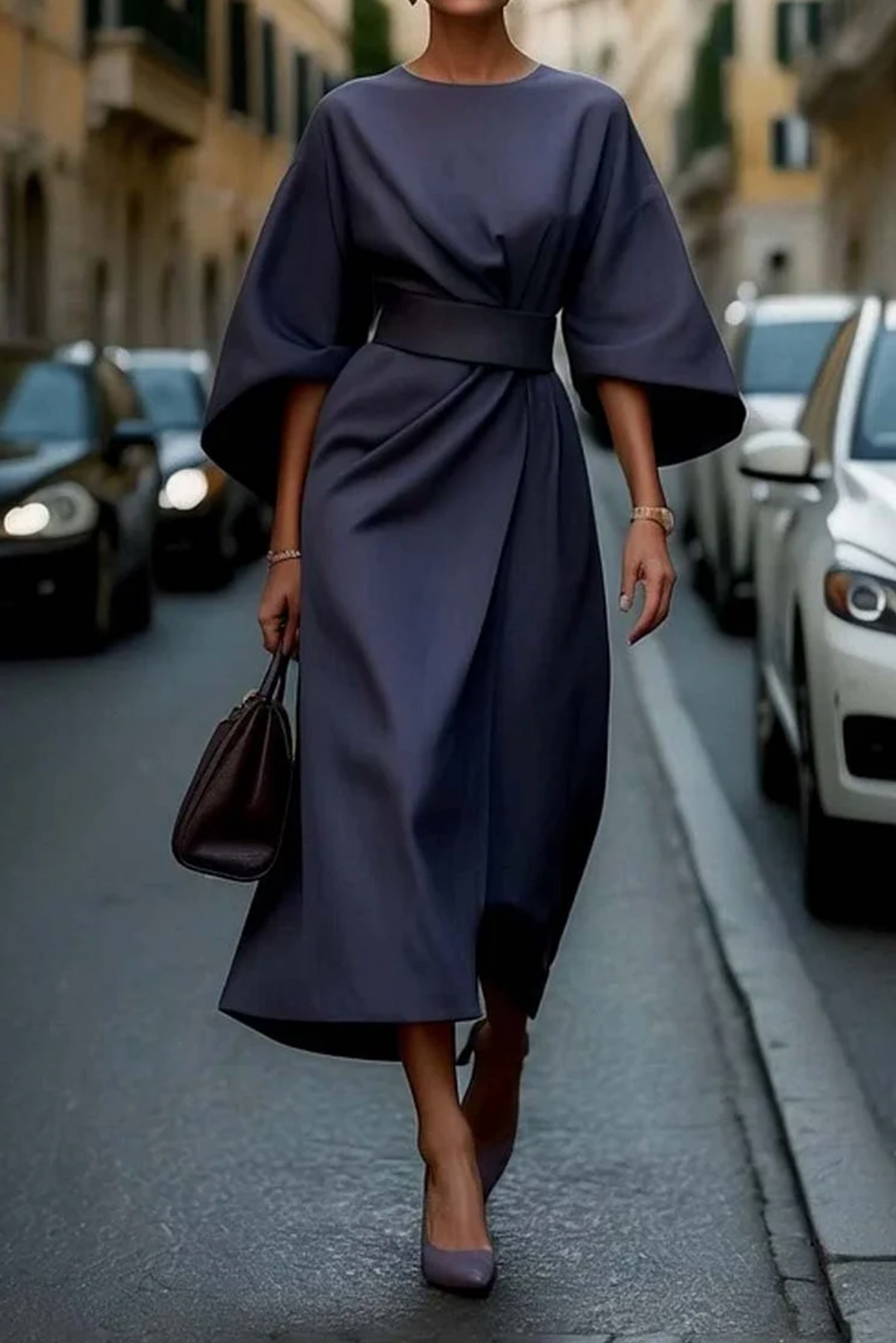 Keira - Dress with Wide Sleeves