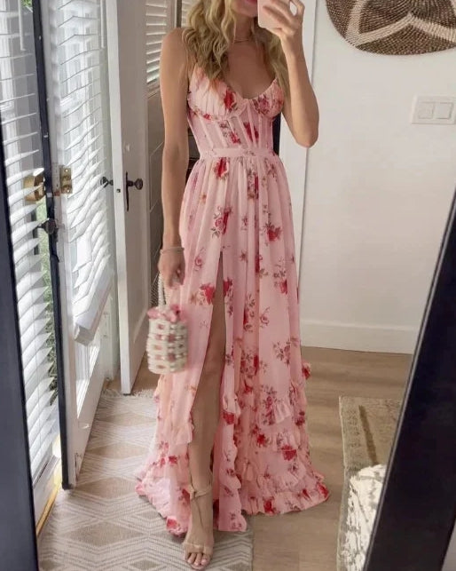 Crizelda | Maxi Dress with Floral Pattern