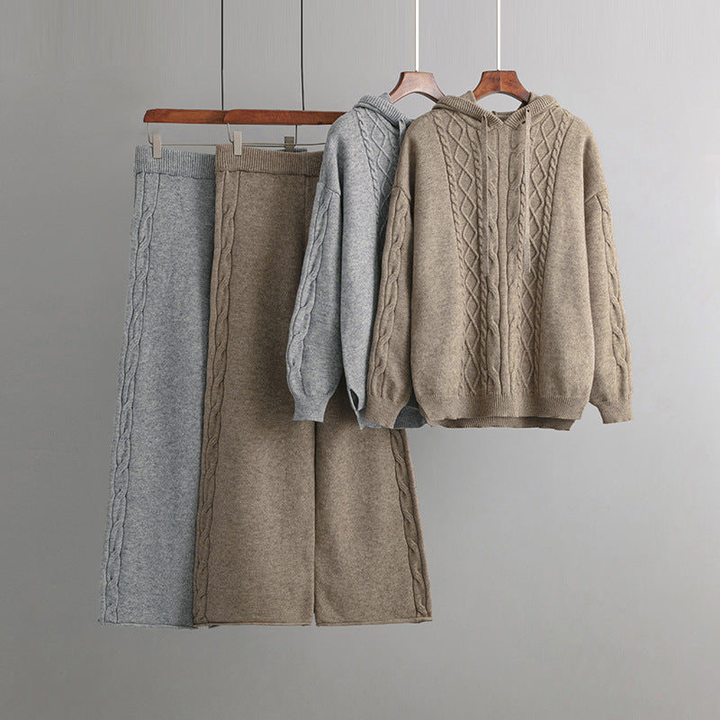 Firenze™ - Comfortable, Oversized Knit Tracksuit Set