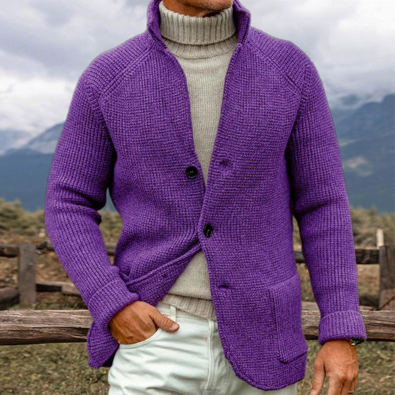 ERWIN - CARDIGAN IN COARSE KNIT LOOK
