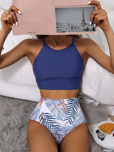 ANSGARD HIGH-WAISTED 2-PIECE SWIMSUIT