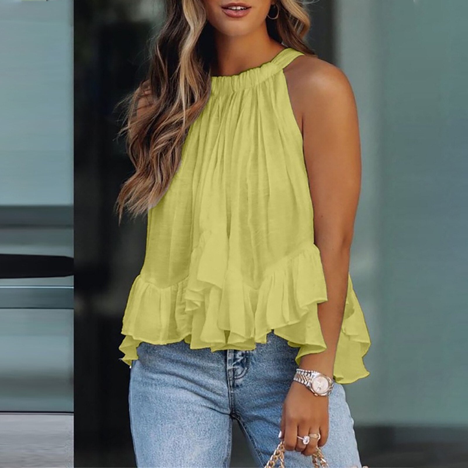 Lianne | Ruffle Top