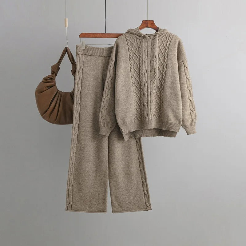 Firenze™ - Comfortable, Oversized Knit Tracksuit Set