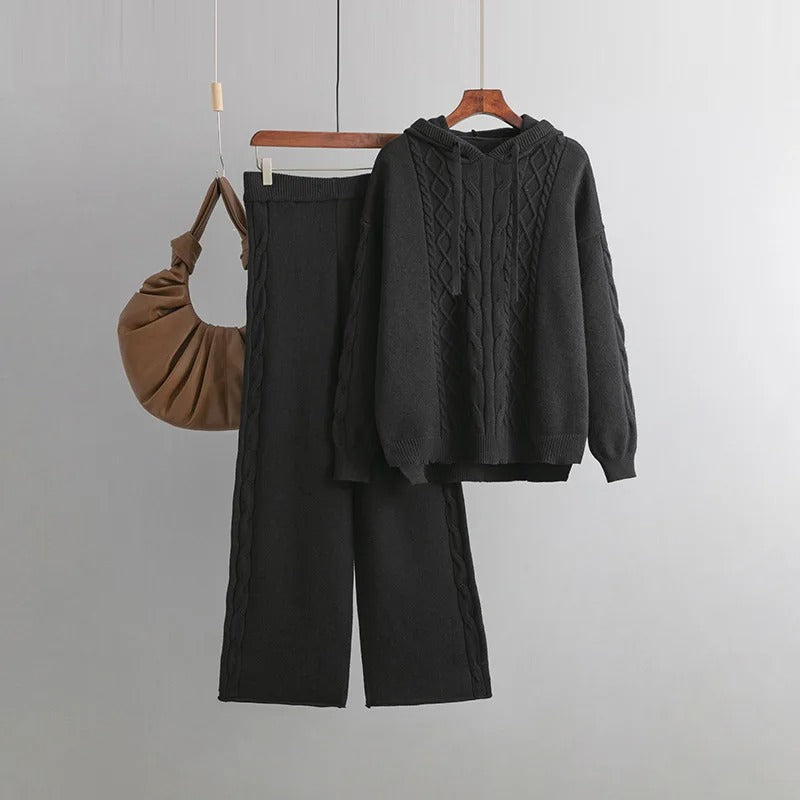 Firenze™ - Comfortable, Oversized Knit Tracksuit Set