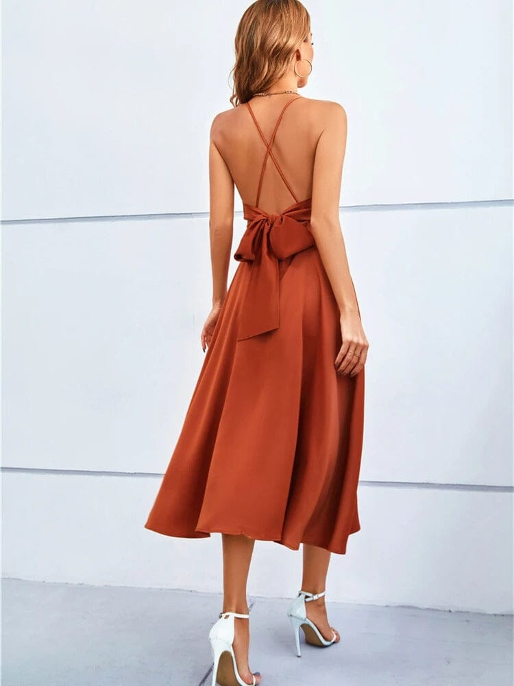Alessia™ | Strapless Silk Maxi Dress