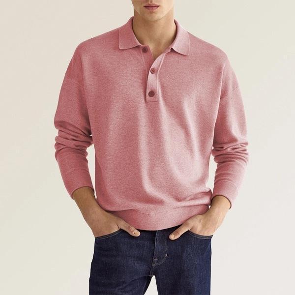 Elegance Edge Polo | Men's Long Sleeve Polo
