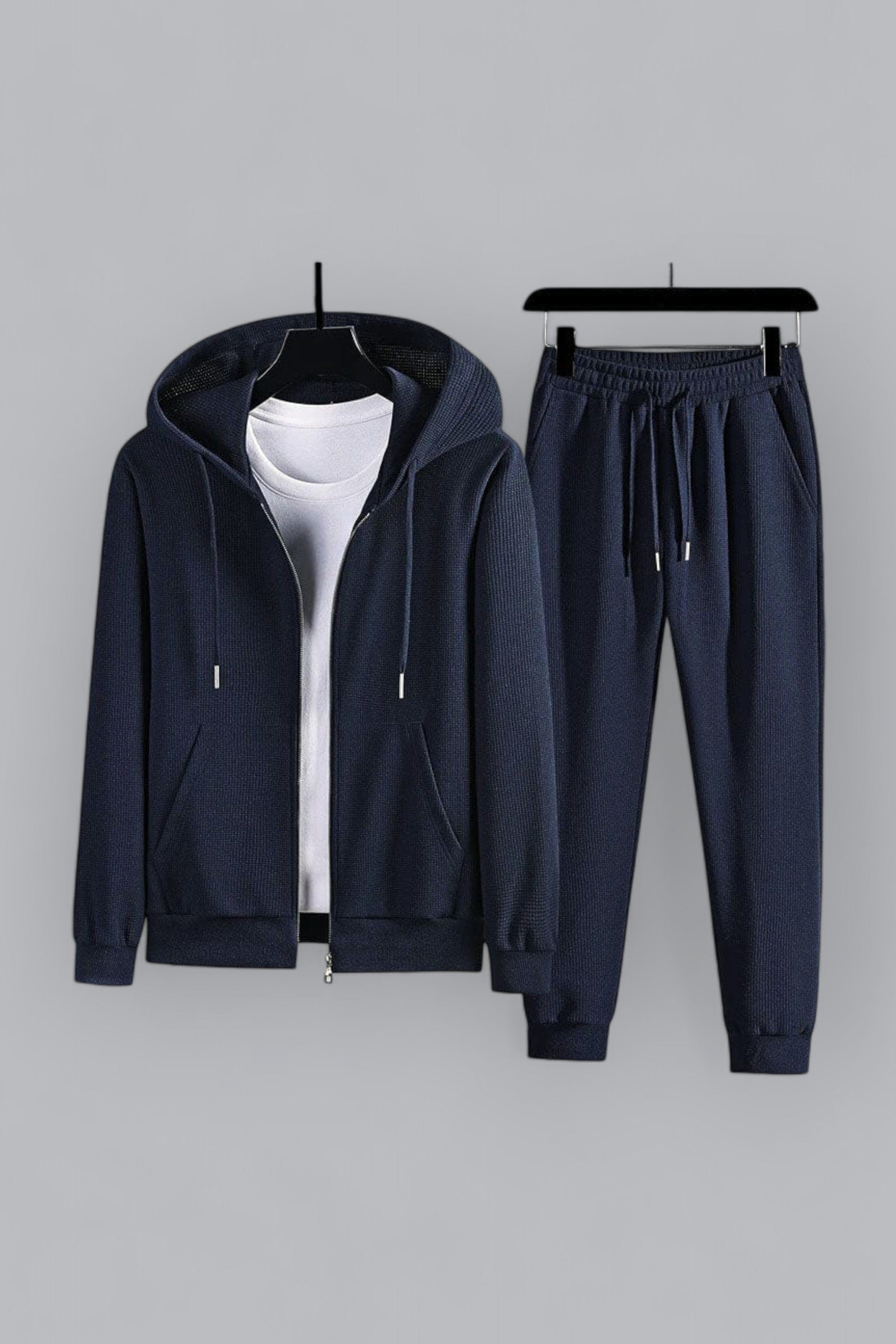 Waffle Knit Loungewear Set