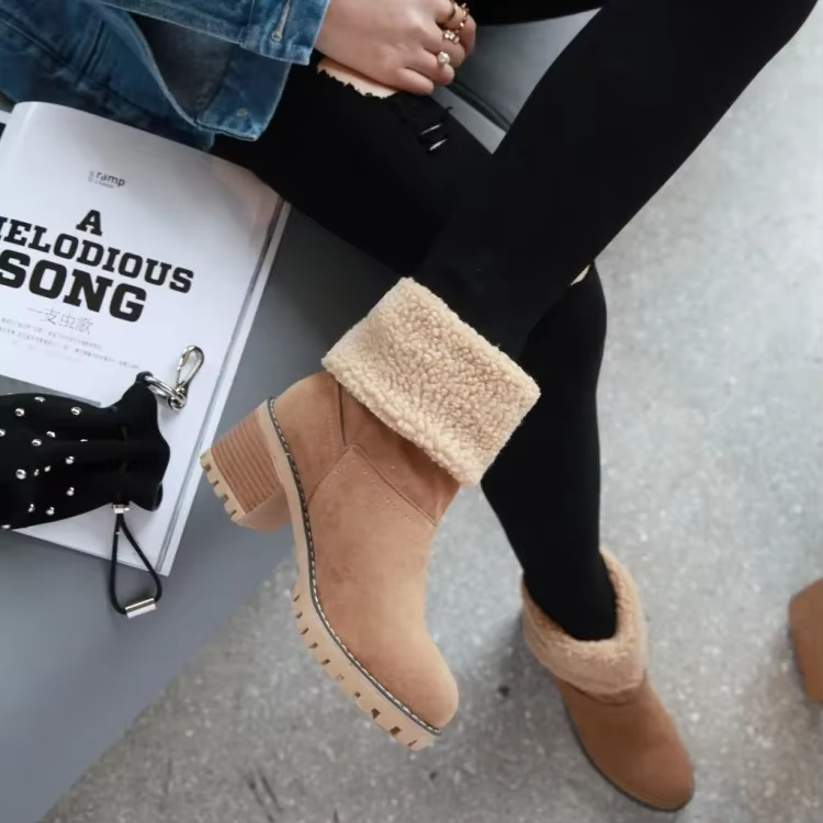 Luisa™ – Stylish Warm Leather Snow Boots