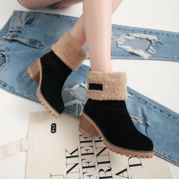 Luisa™ – Stylish Warm Leather Snow Boots