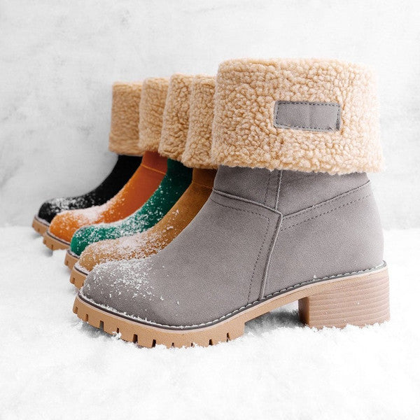 Luisa™ – Stylish Warm Leather Snow Boots