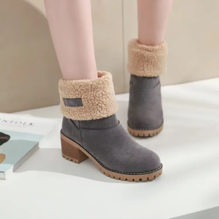 Luisa™ – Stylish Warm Leather Snow Boots