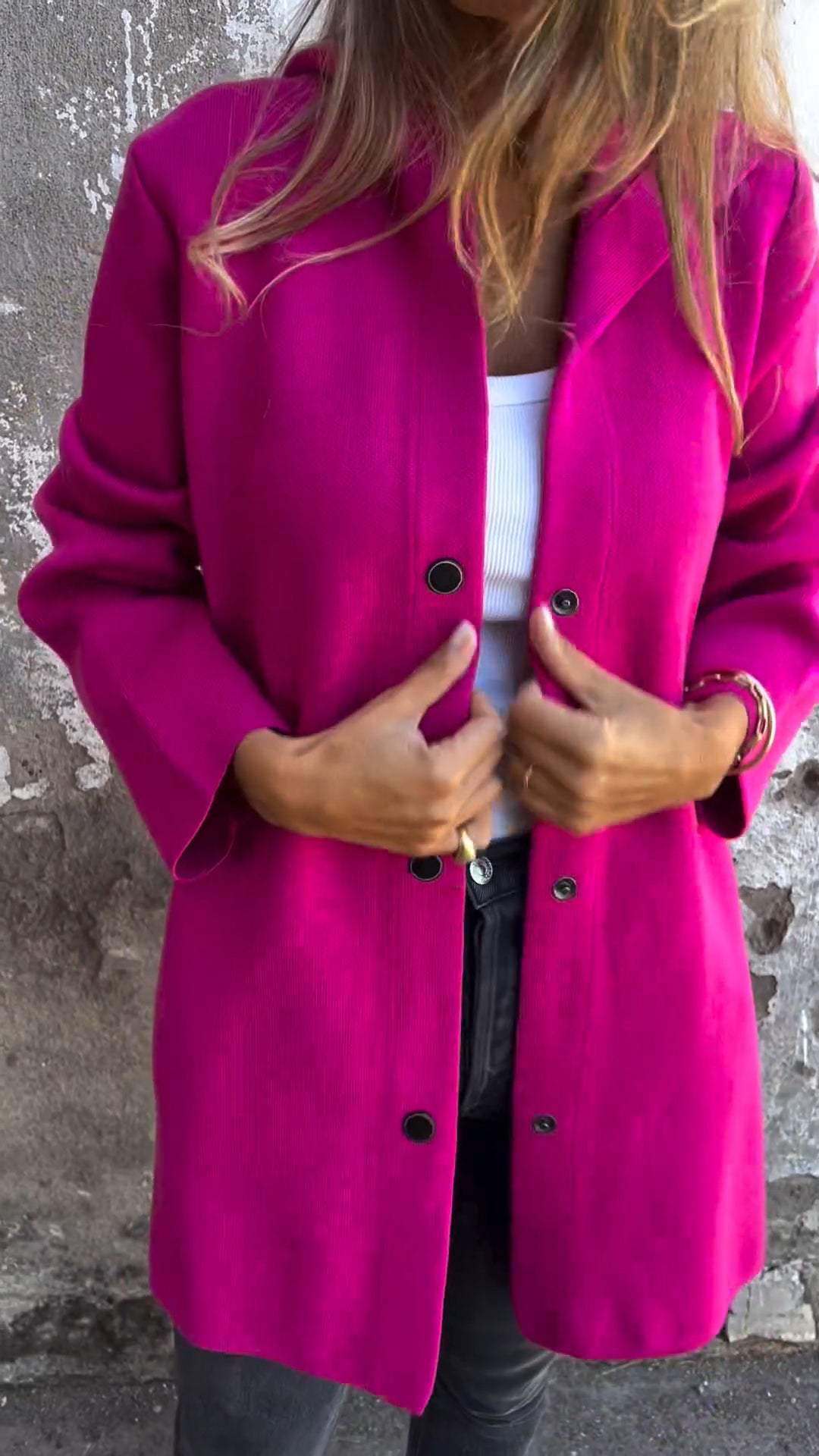 Lisabeth | Casual Single-Breasted Blazer with Hood