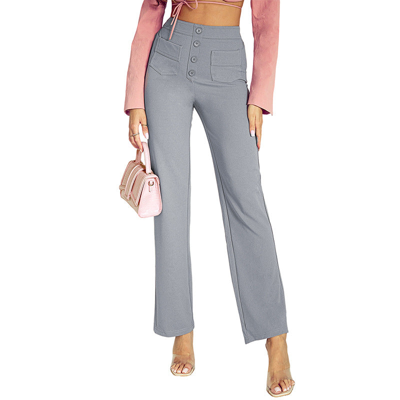 Nina - High Waist Stretch Pants