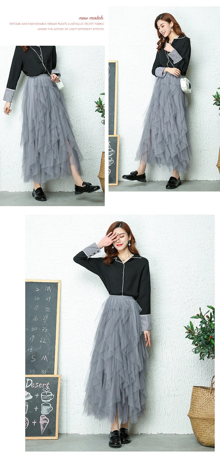 Aria - High-Waisted Pleated Skirt