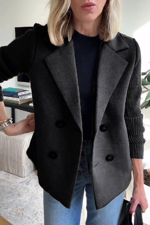 Sorelle™ – Elegant Knit Blazer for Women