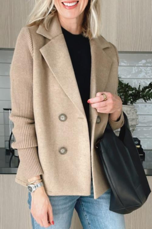 Sorelle™ – Elegant Knit Blazer for Women