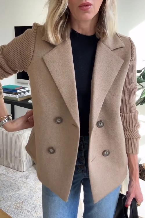 Sorelle™ – Elegant Knit Blazer for Women