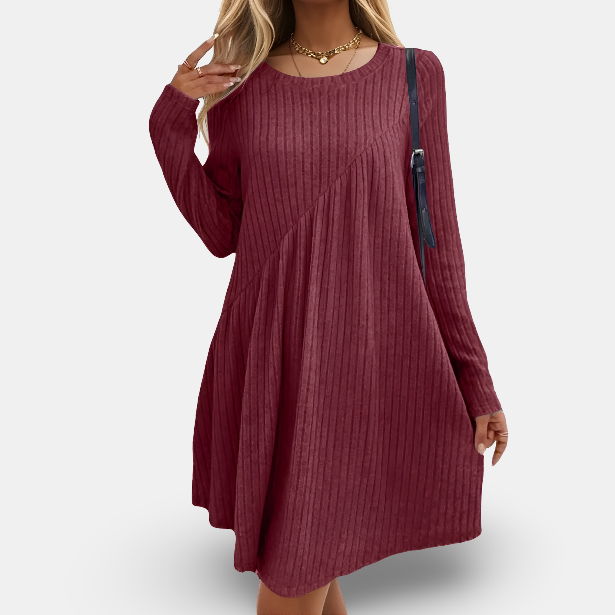 Clarita | Soft & Comfortable Dress with Long Sleeves