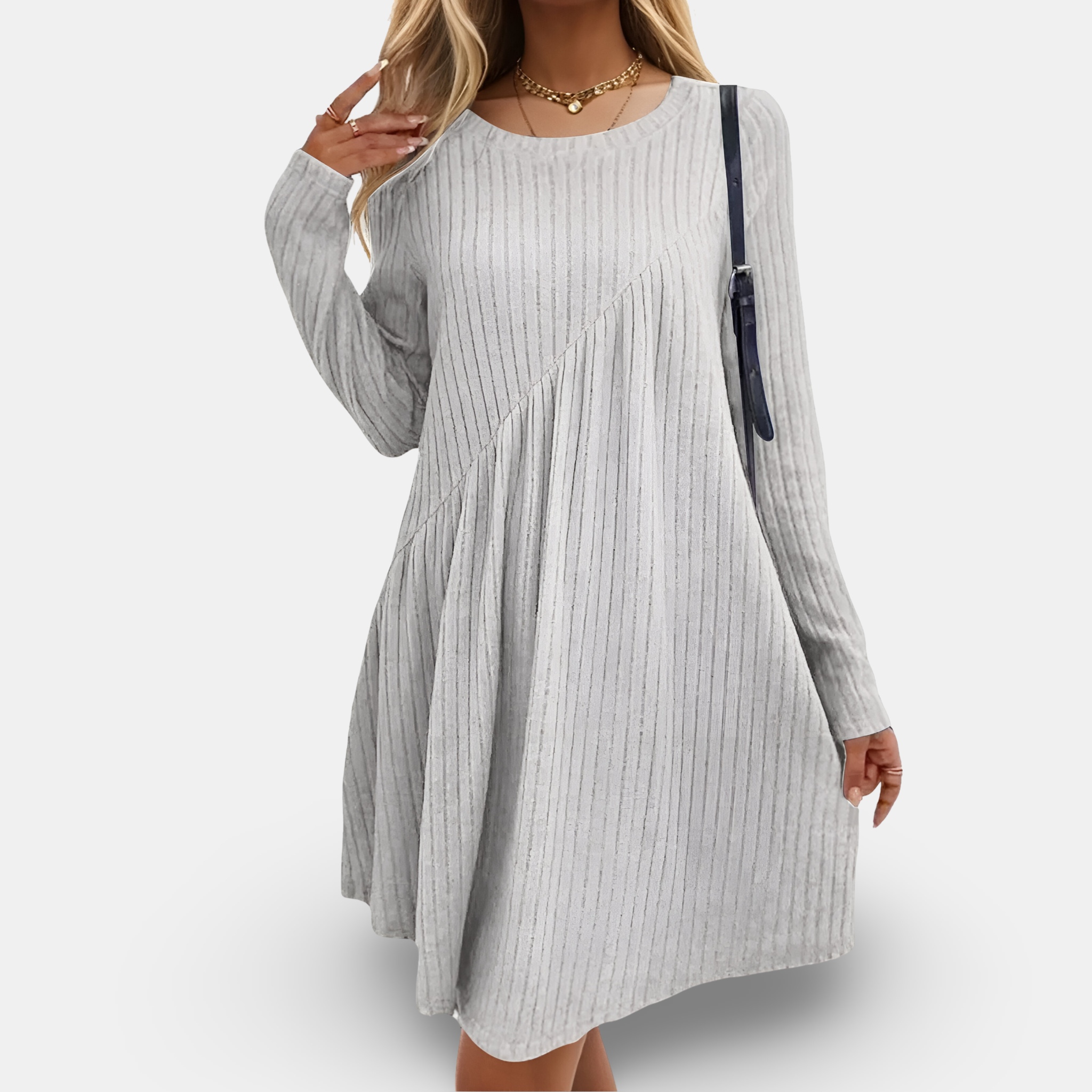 Clarita | Soft & Comfortable Dress with Long Sleeves