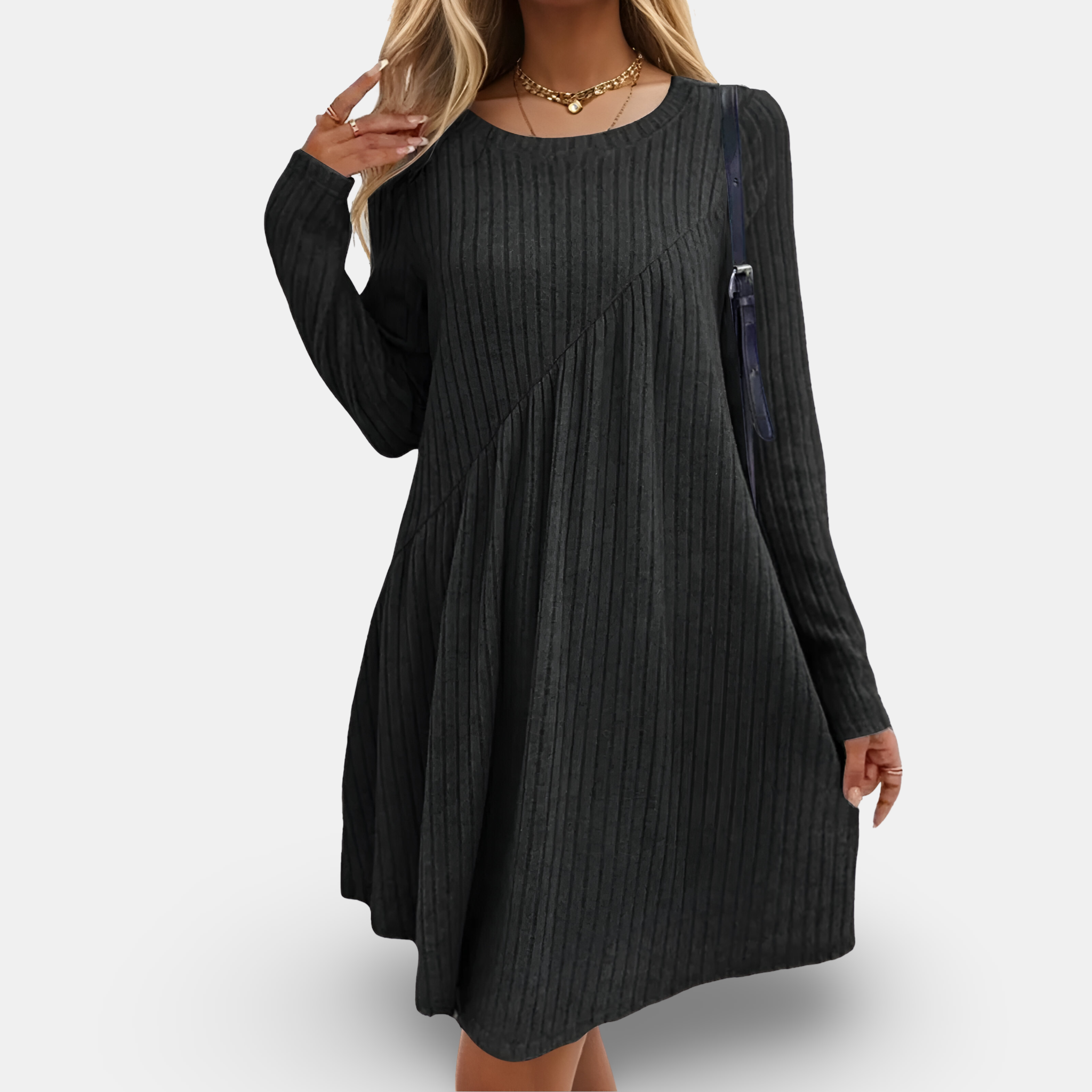 Clarita | Soft & Comfortable Dress with Long Sleeves