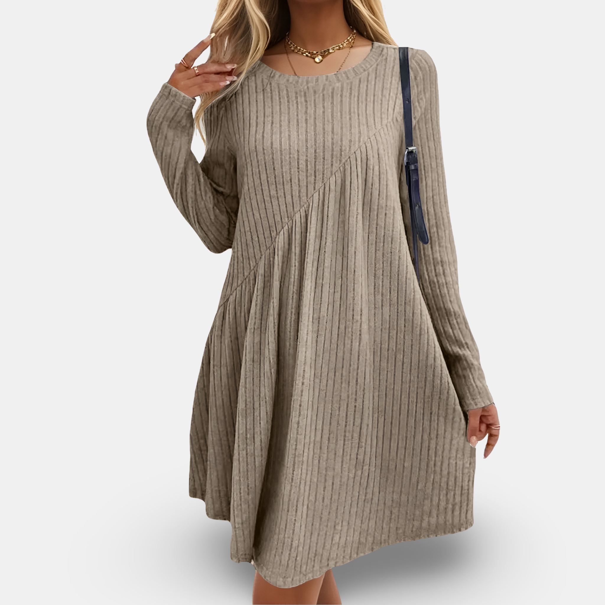 Clarita | Soft & Comfortable Dress with Long Sleeves