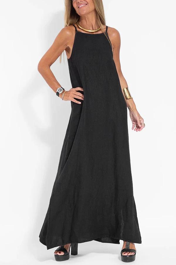 ALWINE I HALTER DRESS