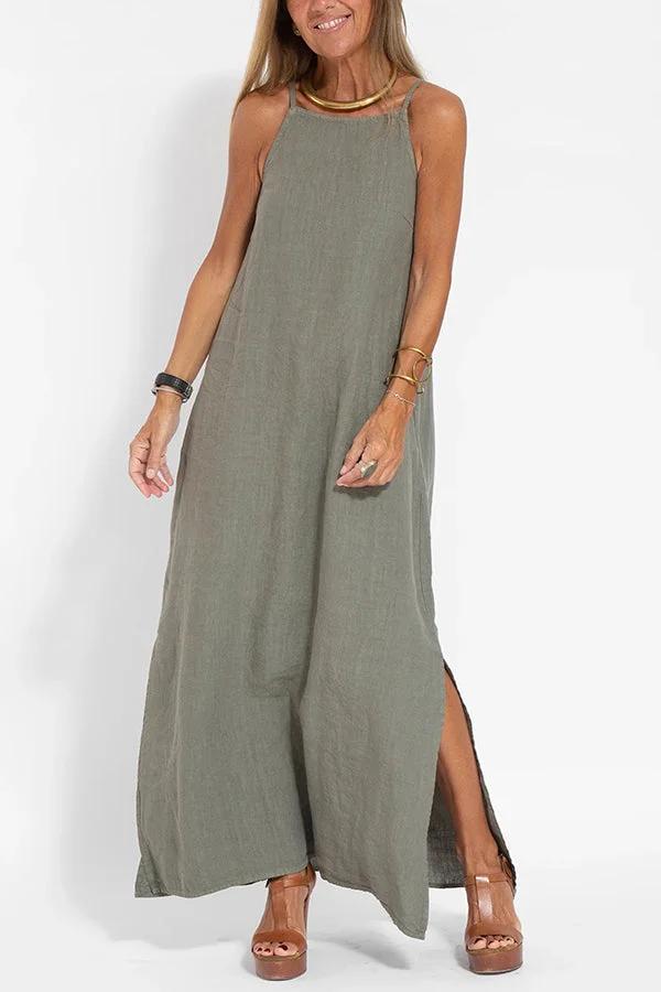 ALWINE I HALTER DRESS