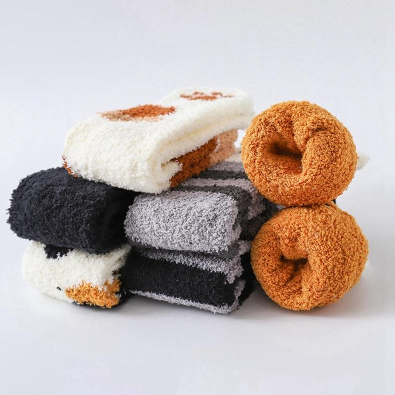 Velvety Paw Socks (One-Size) COTTON