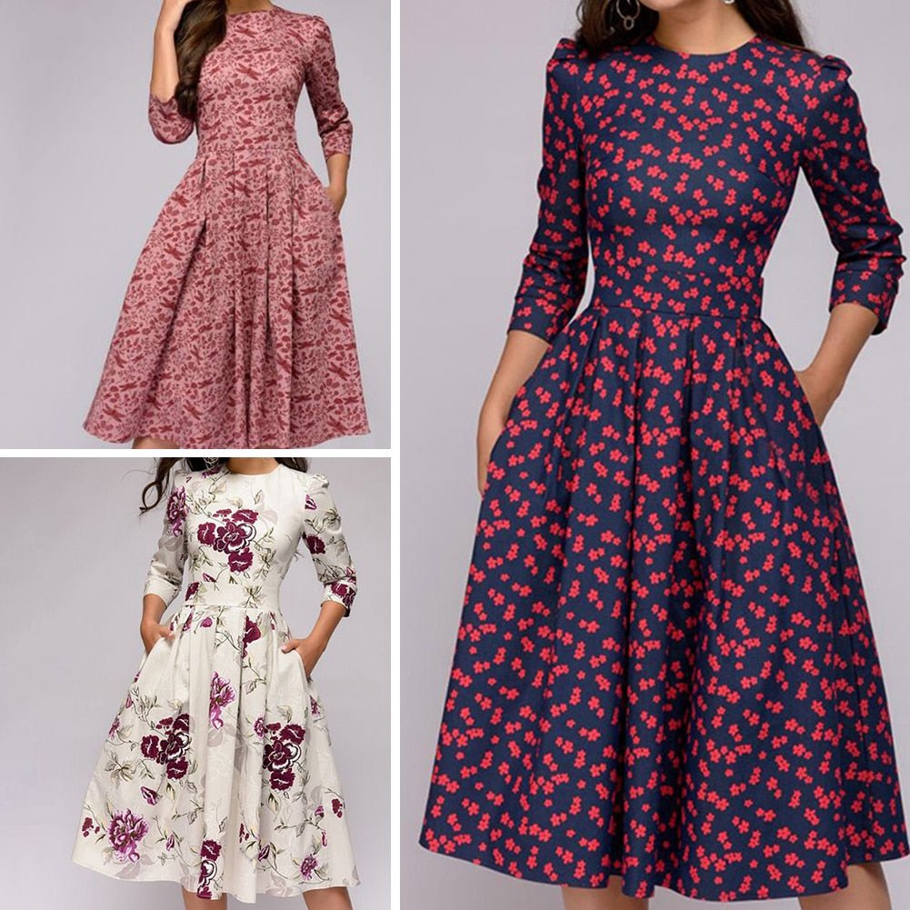 SIBYLLE I FLORAL DRESS