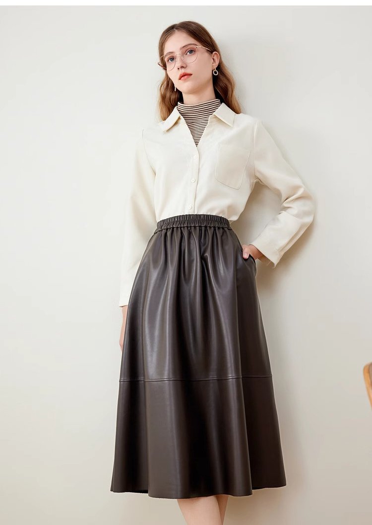 GUDULA I Retro Midi Skirt