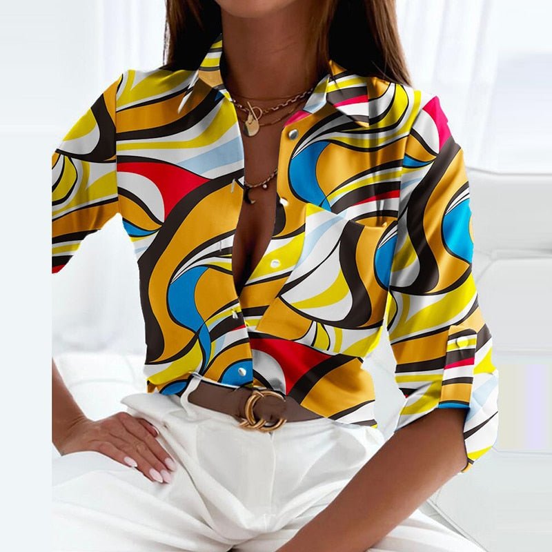 Linda | Blouse with Lapel Collar