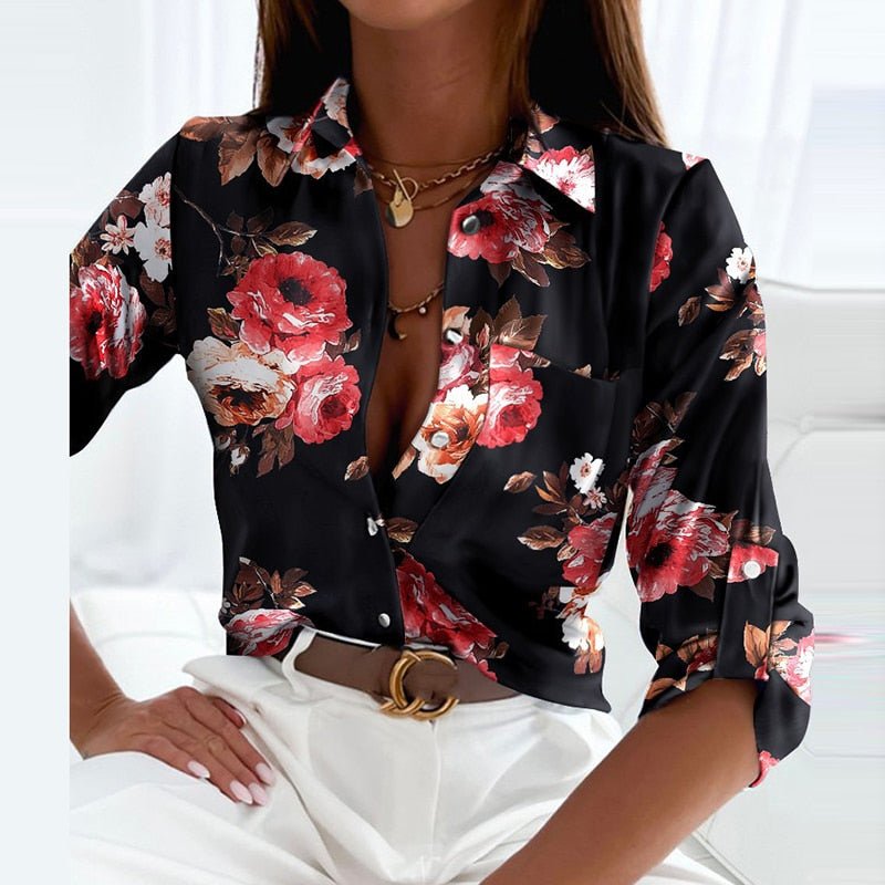 Linda | Blouse with Lapel Collar