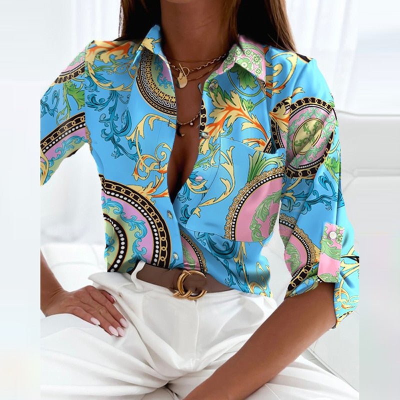 Linda | Blouse with Lapel Collar